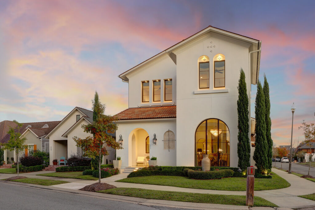 Real estate twilight photography