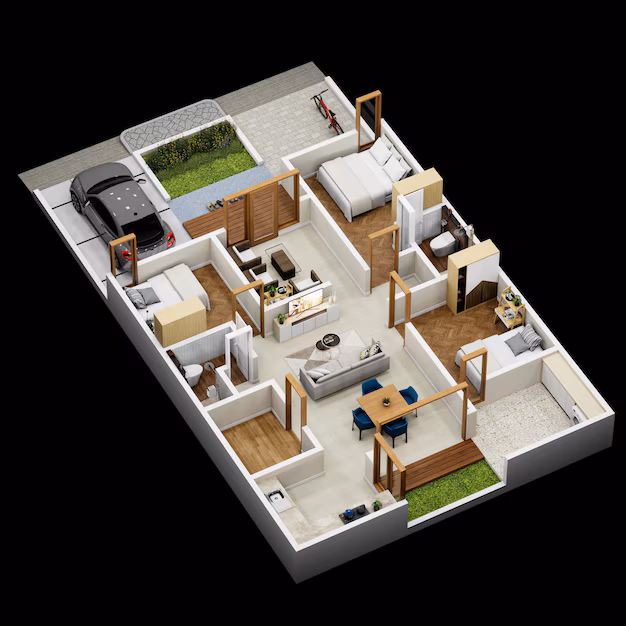 3D Real Estate Floor Plan Service